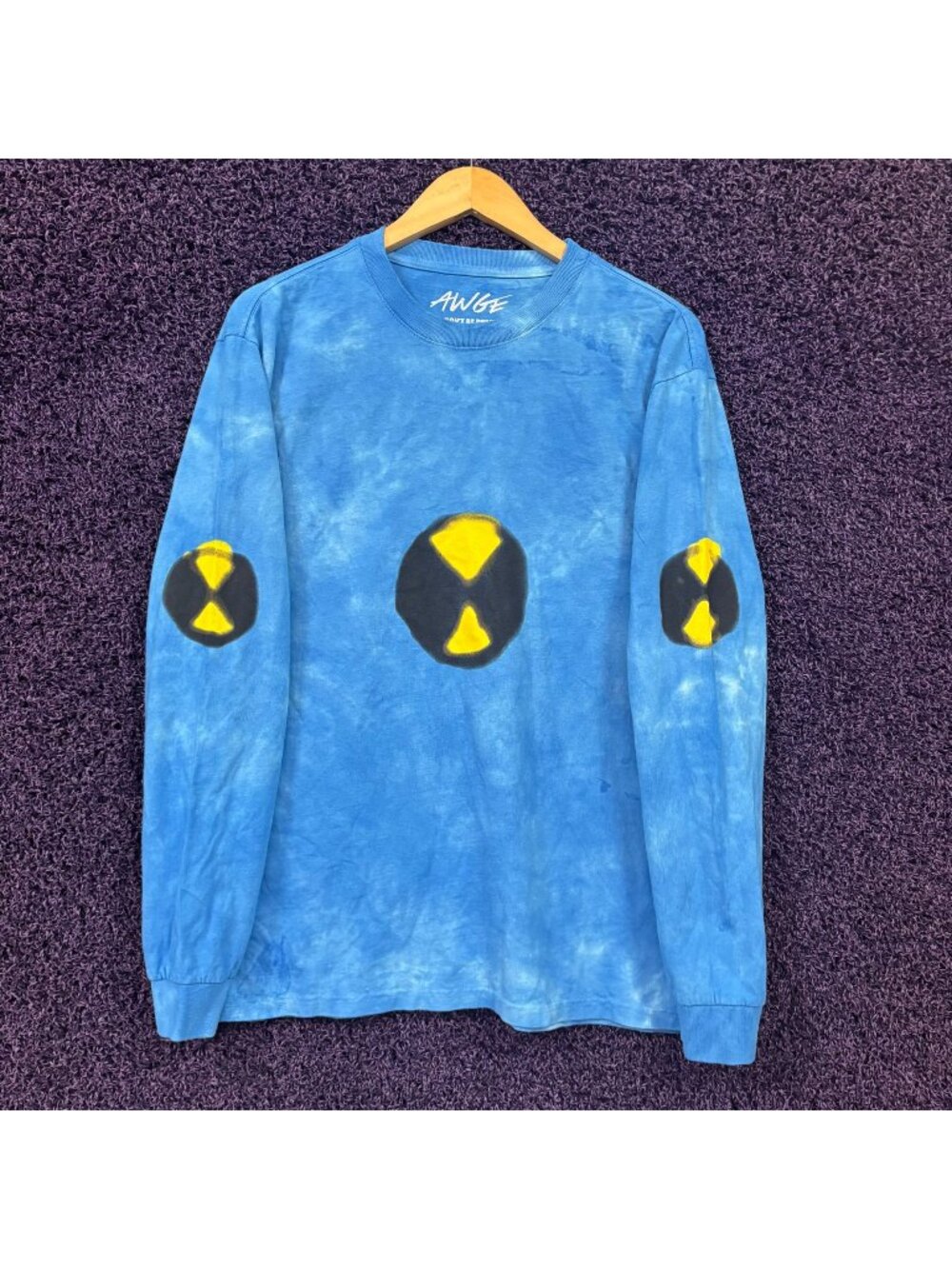 Asap Rocky Don't Be Dumb tiedye L/S Shirt Size Medium